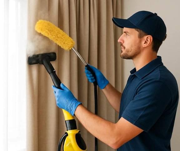 Emergency same-day curtain stain removal woodend Matty Curtain Cleaning